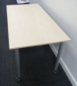 Tiltable Office Desk. Dimensions: 1500x750x740mm (LxDxH)