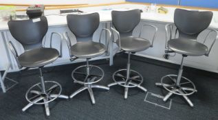 4x High Office Stools.