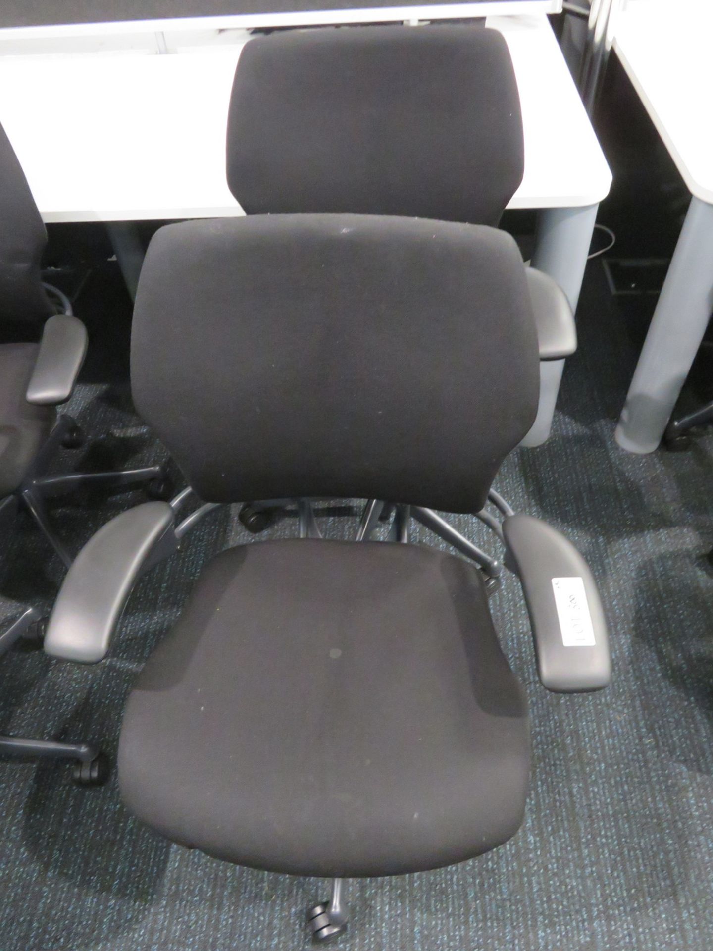 2x Humanscale Freedom Task Office Swivel Chairs. Varying Condition.