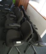 10x Humanscale Freedom Task Office Swivel Chairs. Varying Condition.