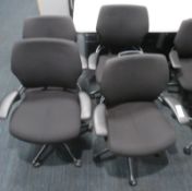 4x Humanscale Freedom Task Office Swivel Chairs. Varying Condition.