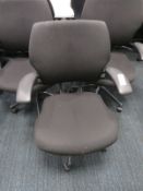 5x Humanscale Freedom Task Office Swivel Chairs. Varying Condition.