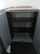 Metal 2 Door Office Storage Cupboard. Dimensions: 1000x480x1300mm (LxDxH)