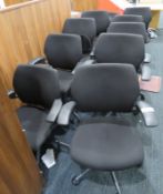 10x Humanscale Freedom Task Office Swivel Chairs. Varying Condition.