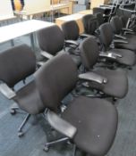 10x Humanscale Freedom Task Office Swivel Chairs. Varying Condition.
