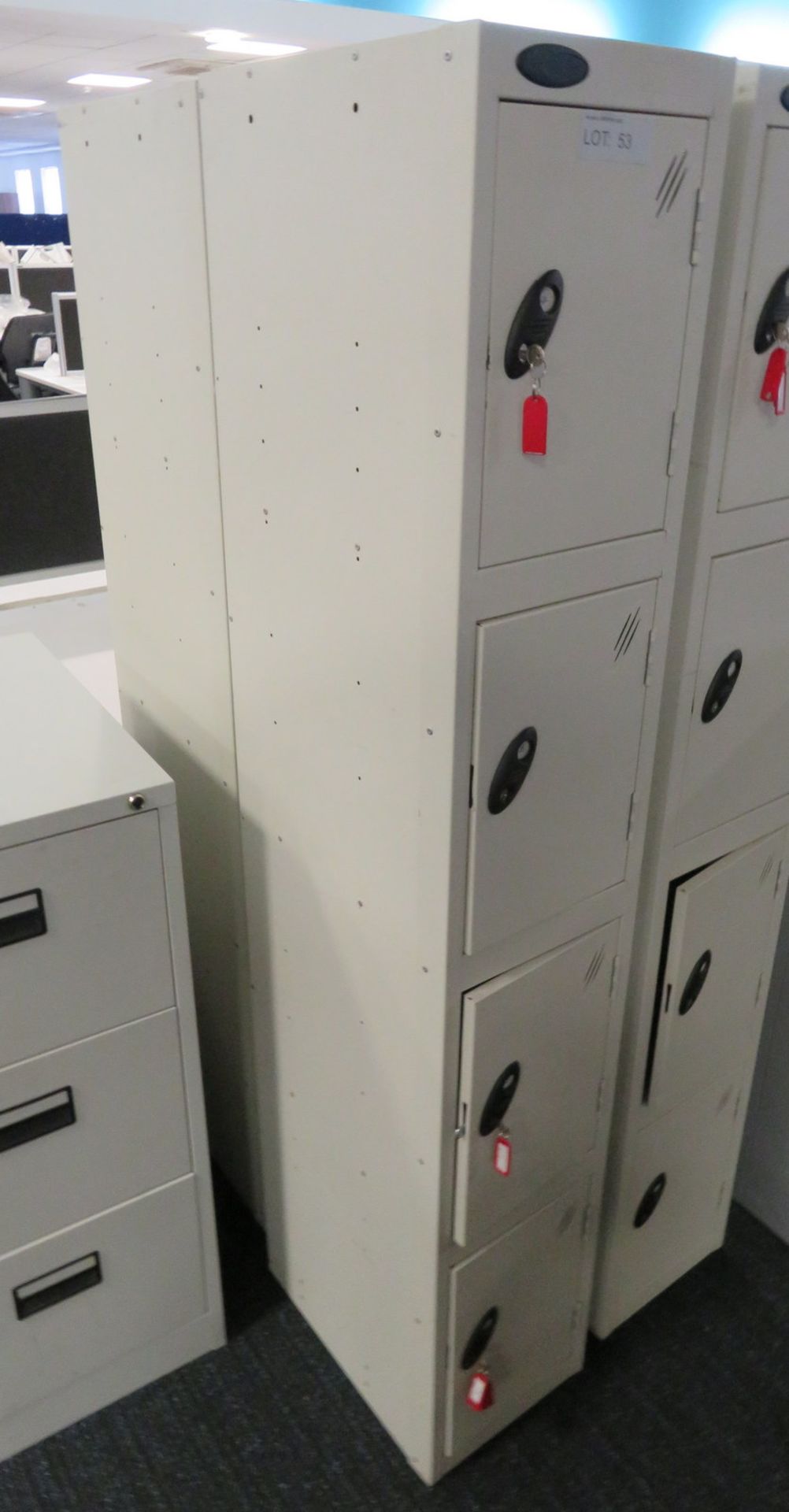 2x Probe Personnel 4 Space Storage Locker. Dimensions: 300x450x1780mm (LxDxH) Missing Keys. - Image 2 of 3