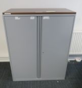 2 Door Office Storage Cupboard. Dimensions: 1000x480x1300mm (LxDxH)