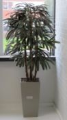Large Artificial Potted Tree. Approximately 1800mm In Height.