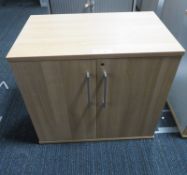 Office 2 Door Cupboard. Dimensions: 800x500x720mm (LxDxH)