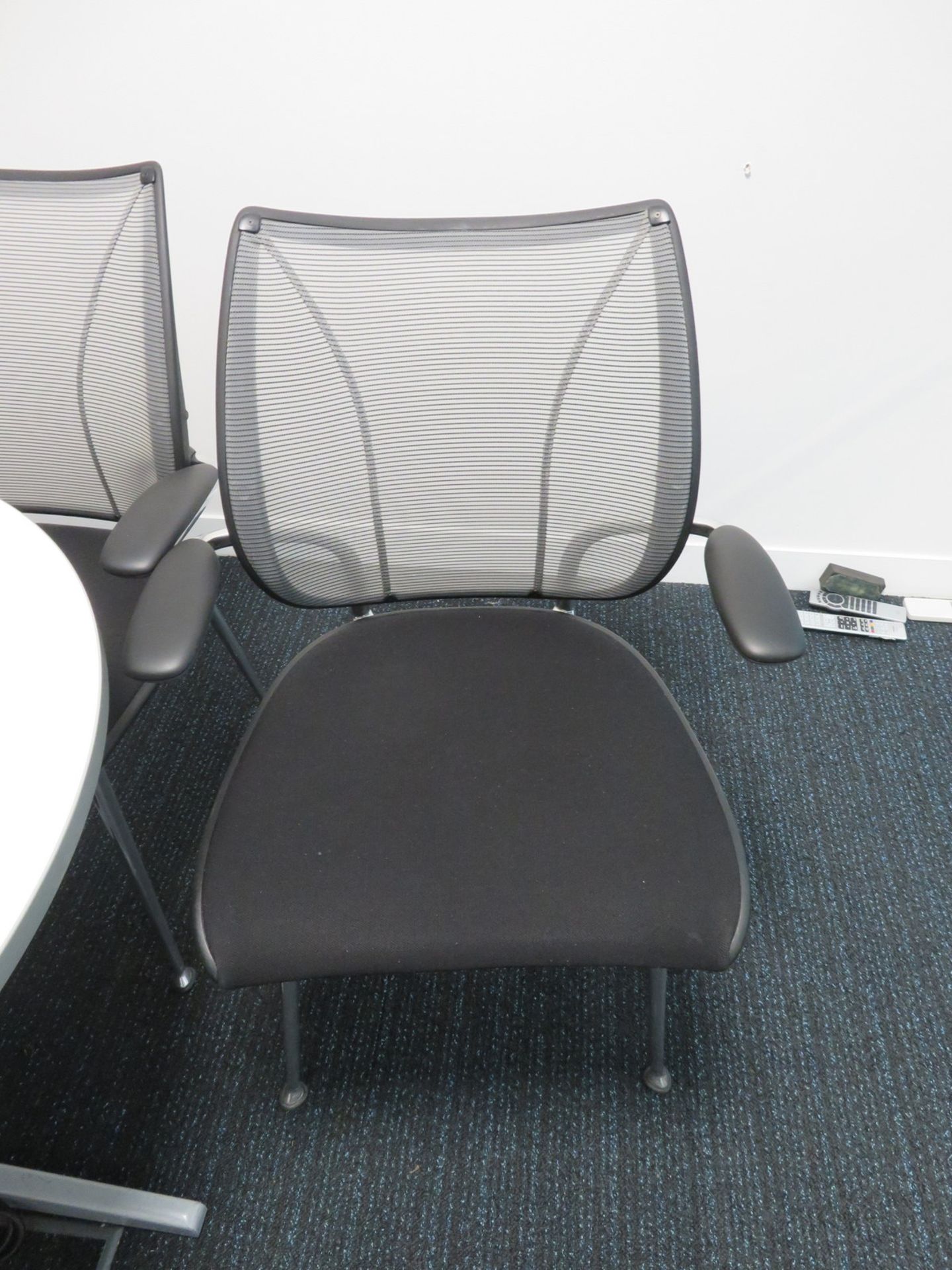 Meeting Room To Include Round Table And 4 Office Chairs. - Image 2 of 2