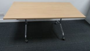 5x Tiltable Office Desk. This Is An Overview Picture And You Will Receive One In Similar Condition.