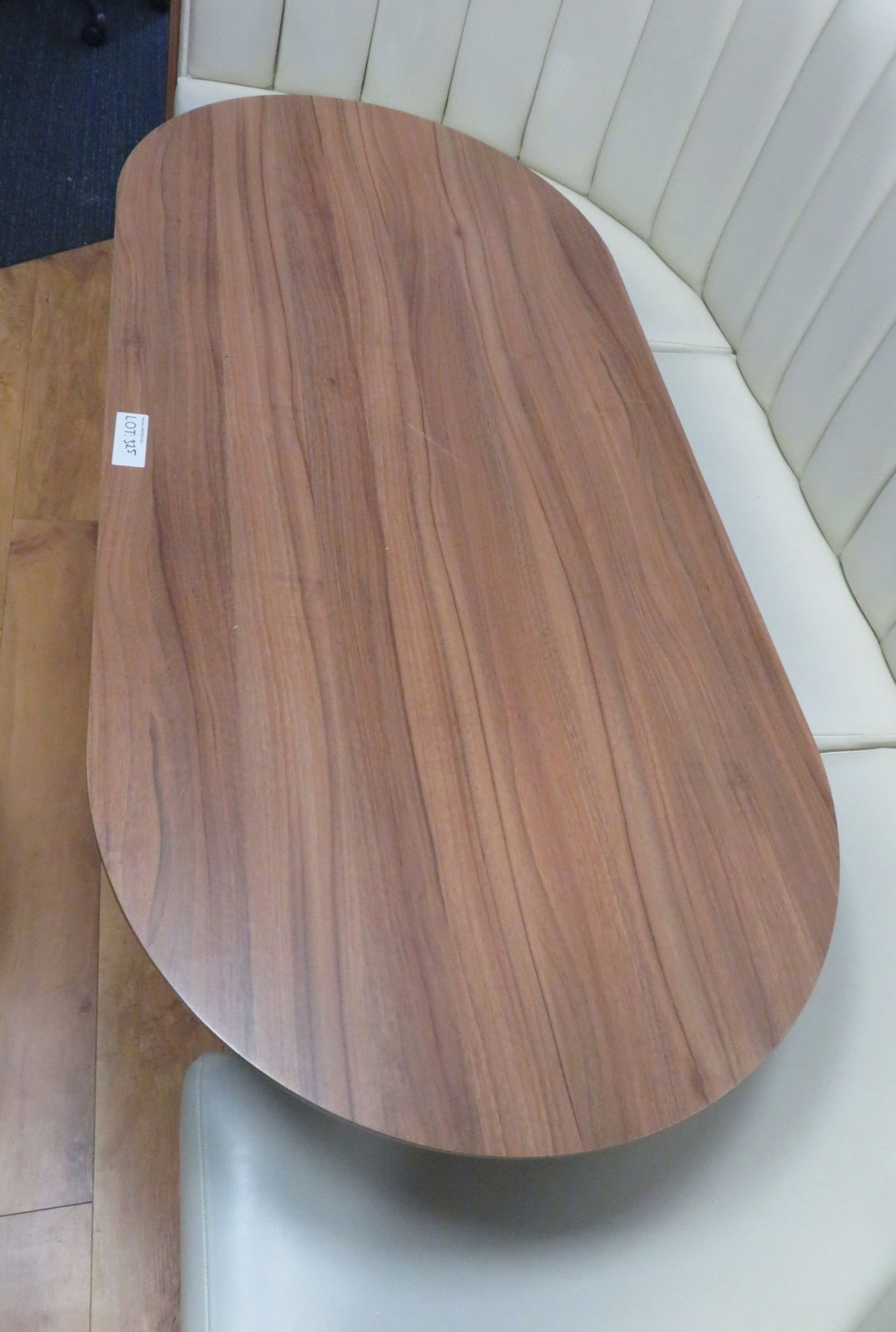 Oval Canteen Table. Dimensions: 1710x800x750mm (LxDxH)