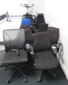 11x Various Office Chairs Mixed Condition.