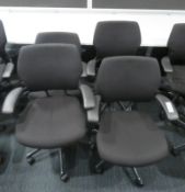 4x Humanscale Freedom Task Office Swivel Chairs. Varying Condition.