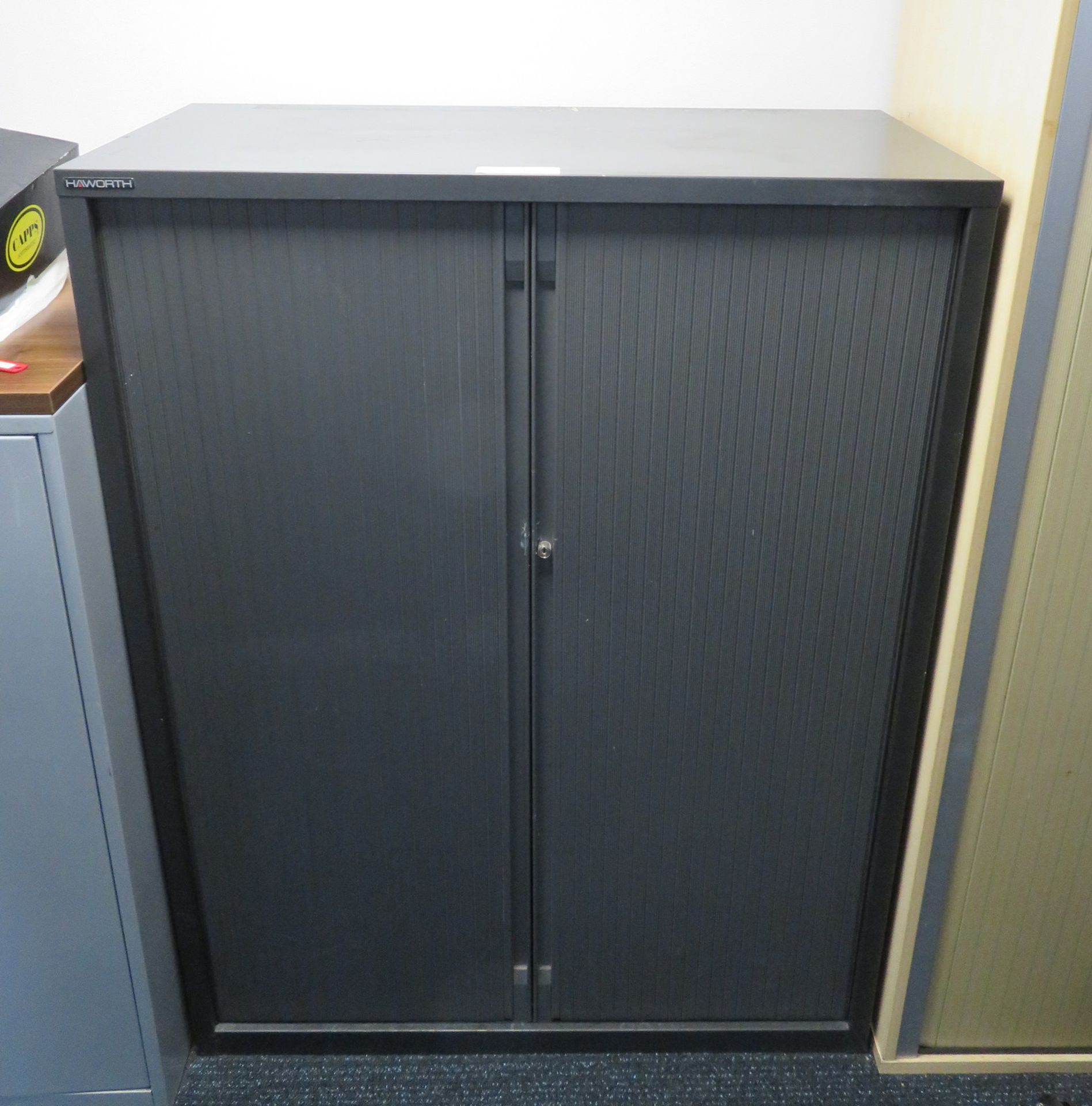 Haworth Office Storage Cupboard. Dimensions: 1000x480x1350mm (LxDxH)