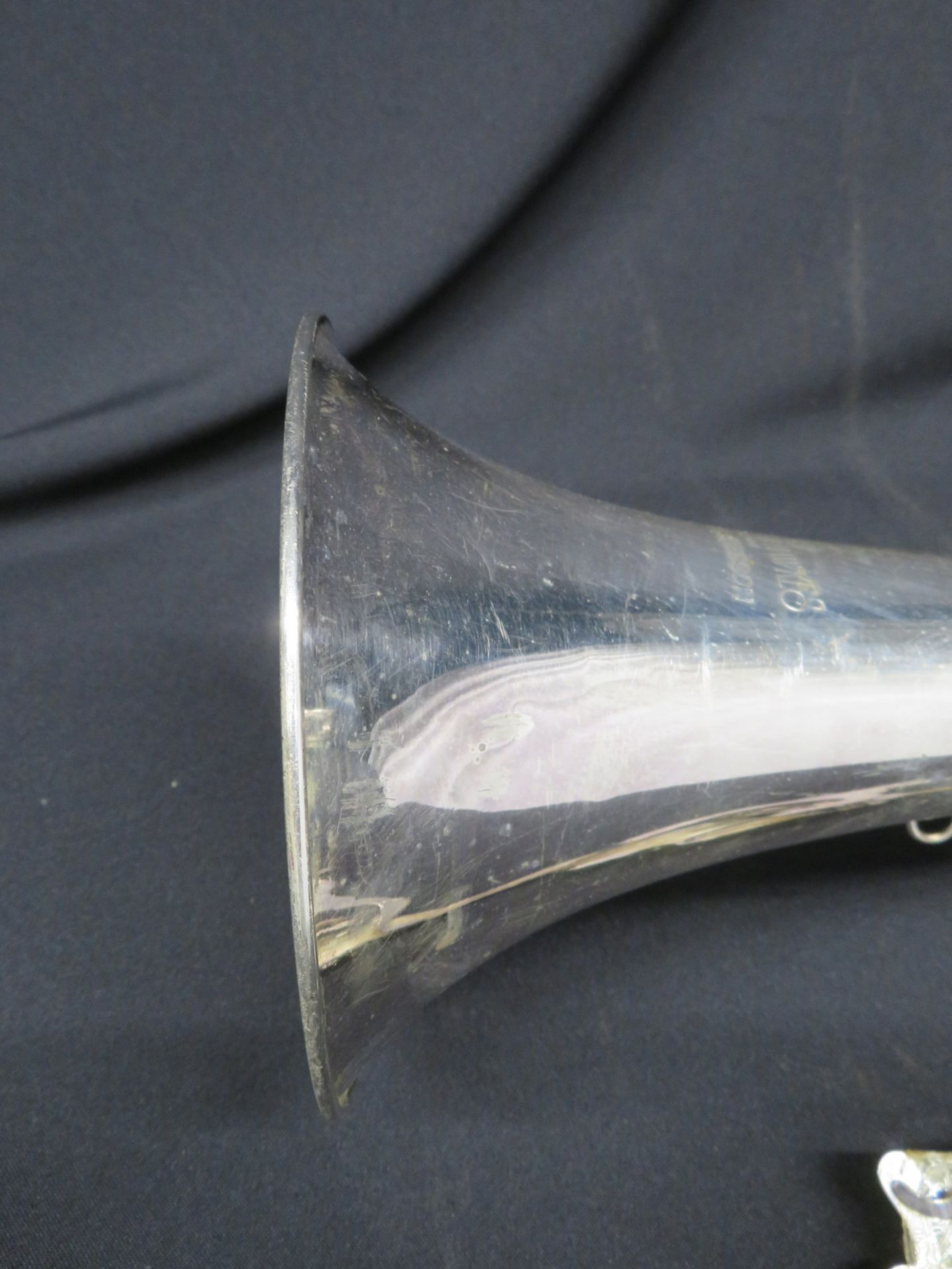 Boosey & Hawkes Imperial Besson bass fanfare trumpet with case. Serial number: 708-670089. - Image 5 of 18