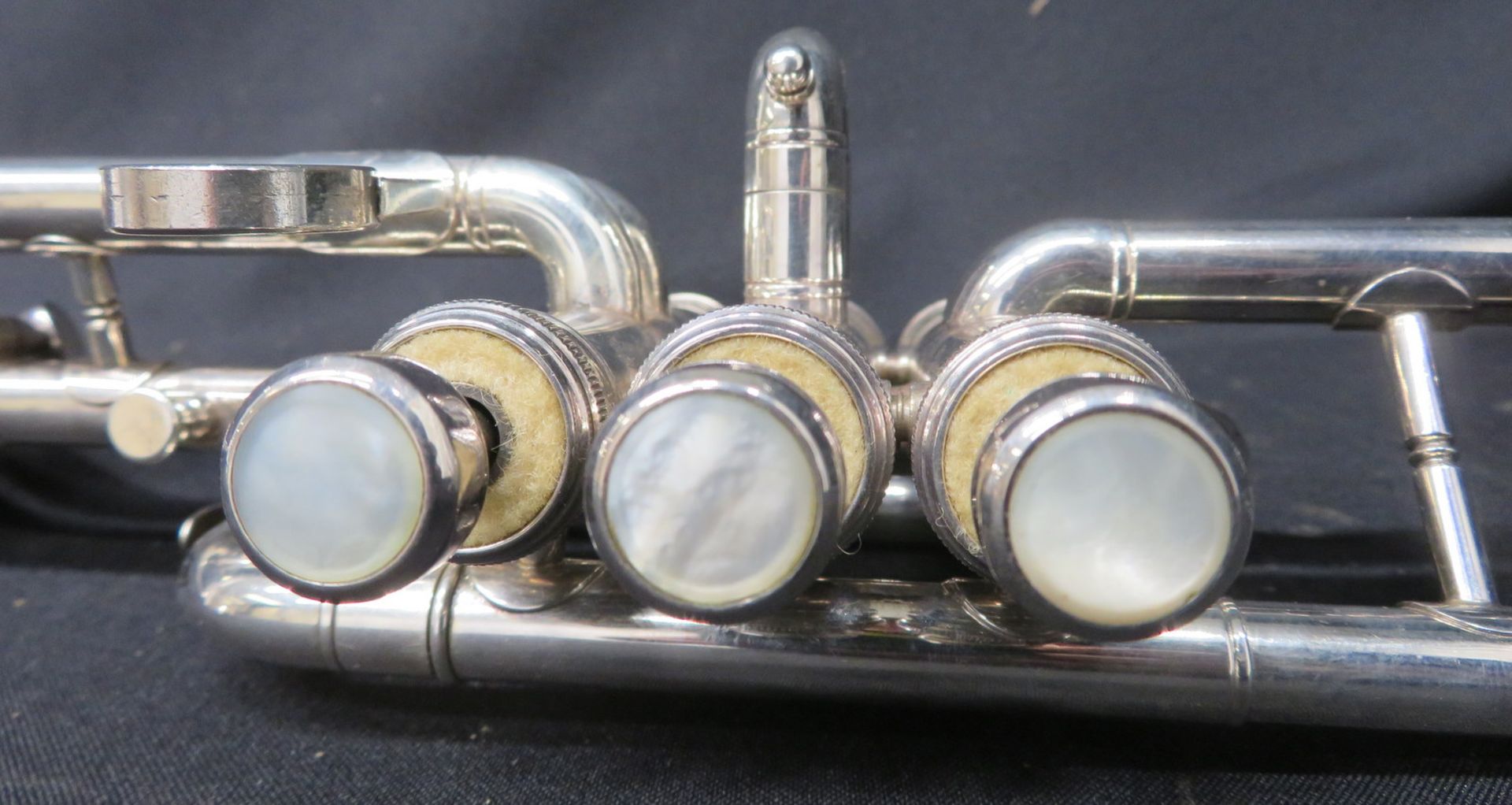 Boosey & Hawkes Imperial Besson fanfare trumpet with case. Serial number: 706-702334. - Image 8 of 16
