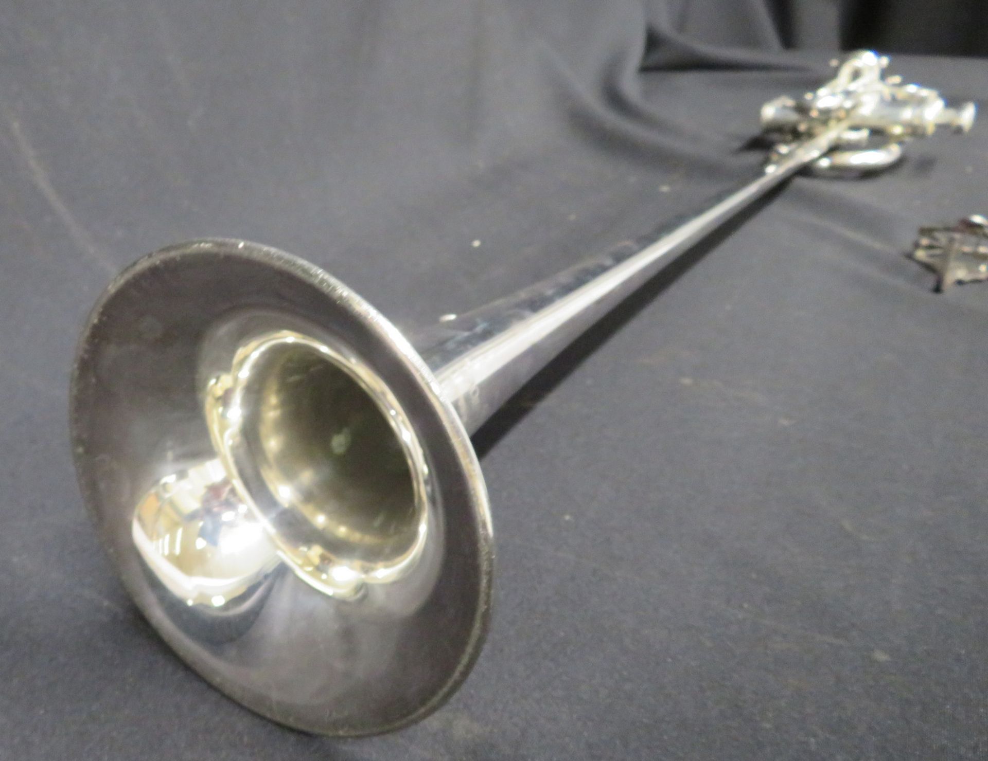 Boosey & Hawkes Imperial Besson fanfare trumpet with case. Serial number: 706-702334. - Image 10 of 16
