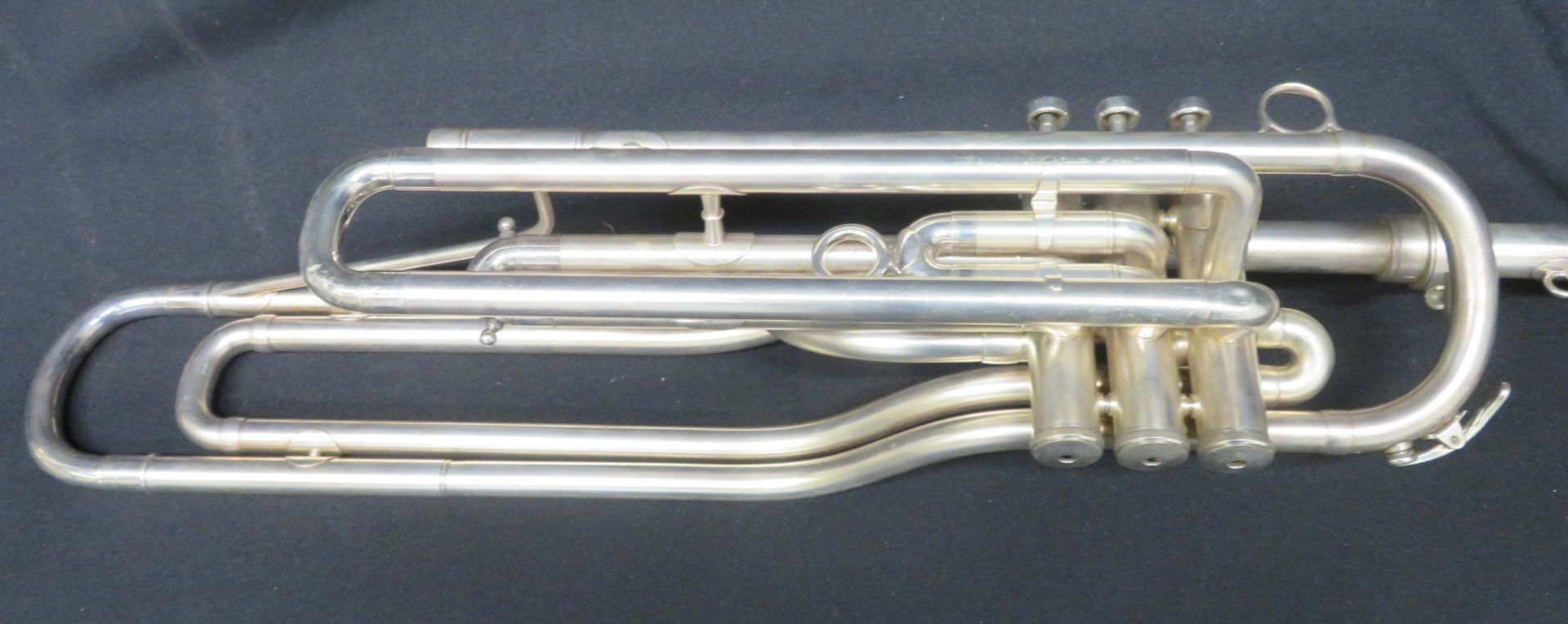 Boosey & Hawkes Imperial bass fanfare trumpet with case. Serial number: 632450. - Image 12 of 17