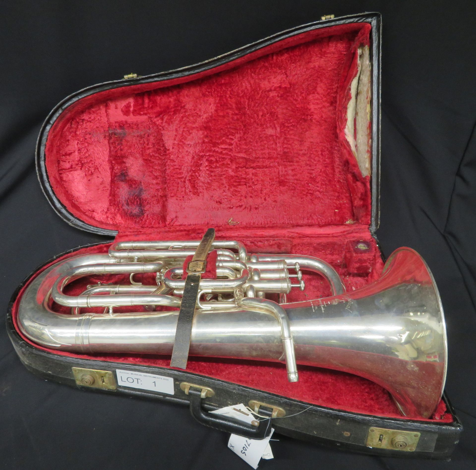 Boosey & Hawkes Imperial euphonium with case. Serial number:430642