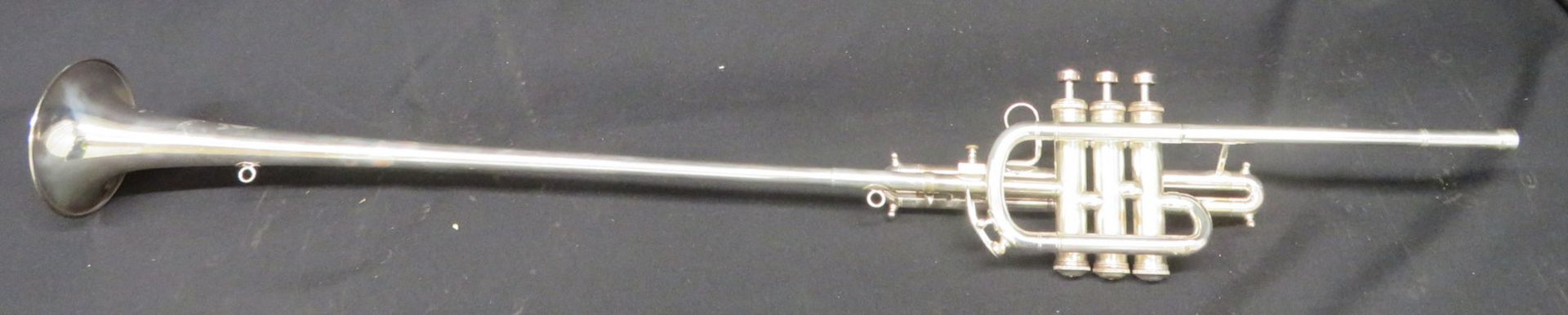 Boosey & Hawkes Imperial fanfare trumpet with case. Serial number: LP. 399555. - Image 3 of 19