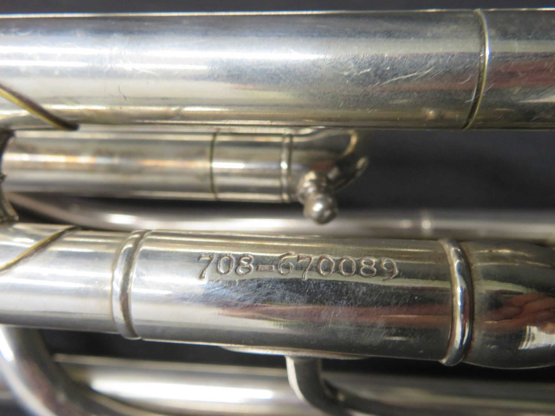 Boosey & Hawkes Imperial Besson bass fanfare trumpet with case. Serial number: 708-670089. - Image 15 of 18