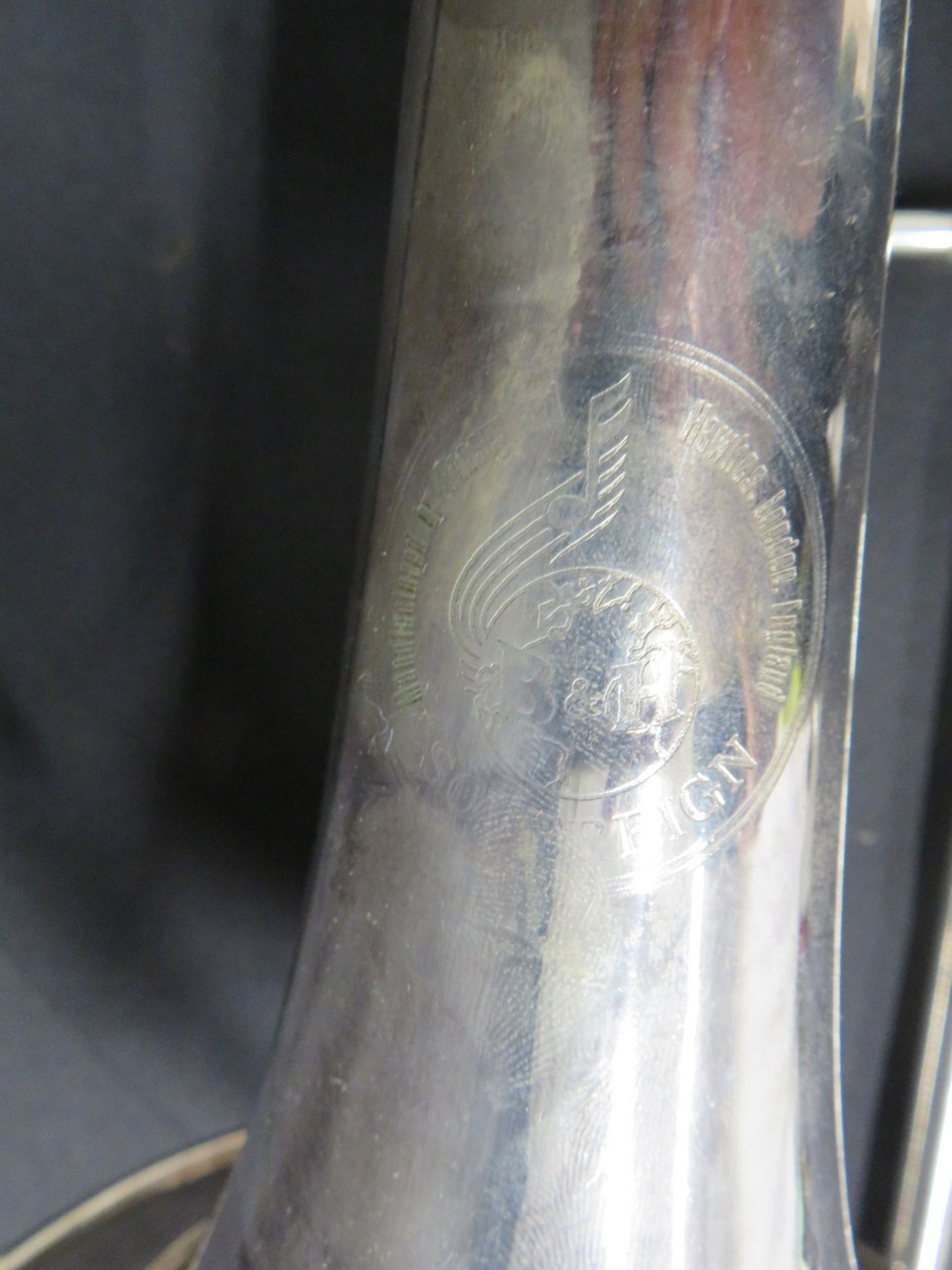 Boosey & Hawkes Sovereign trombone with case. Serial number: 655399. - Image 7 of 14