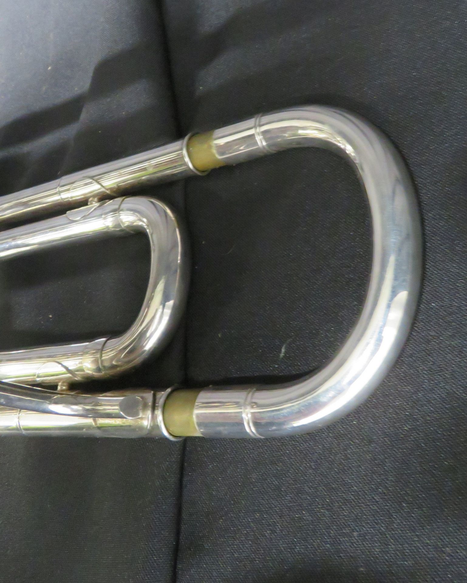 Boosey & Hawkes Besson 700 London tenor fanfare trumpet with case. Serial number: 707-721126. - Image 14 of 18