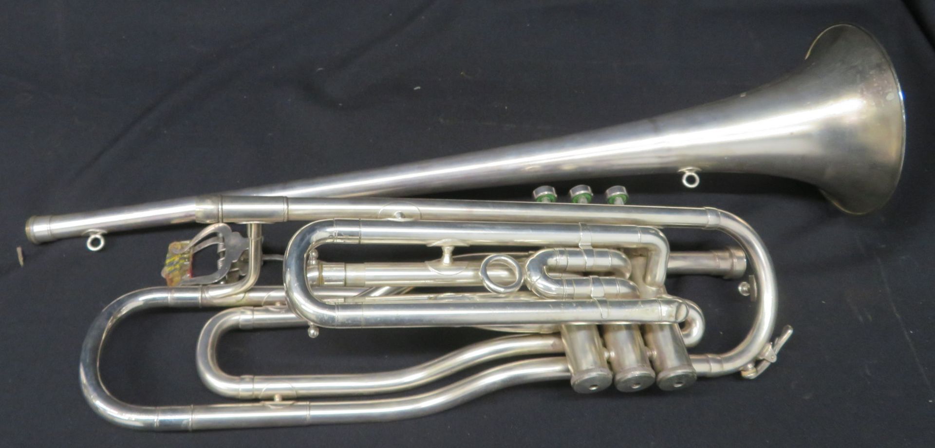 Boosey & Hawkes Imperial tenor fanfare trumpet with case. Serial number: 524098. - Image 18 of 20