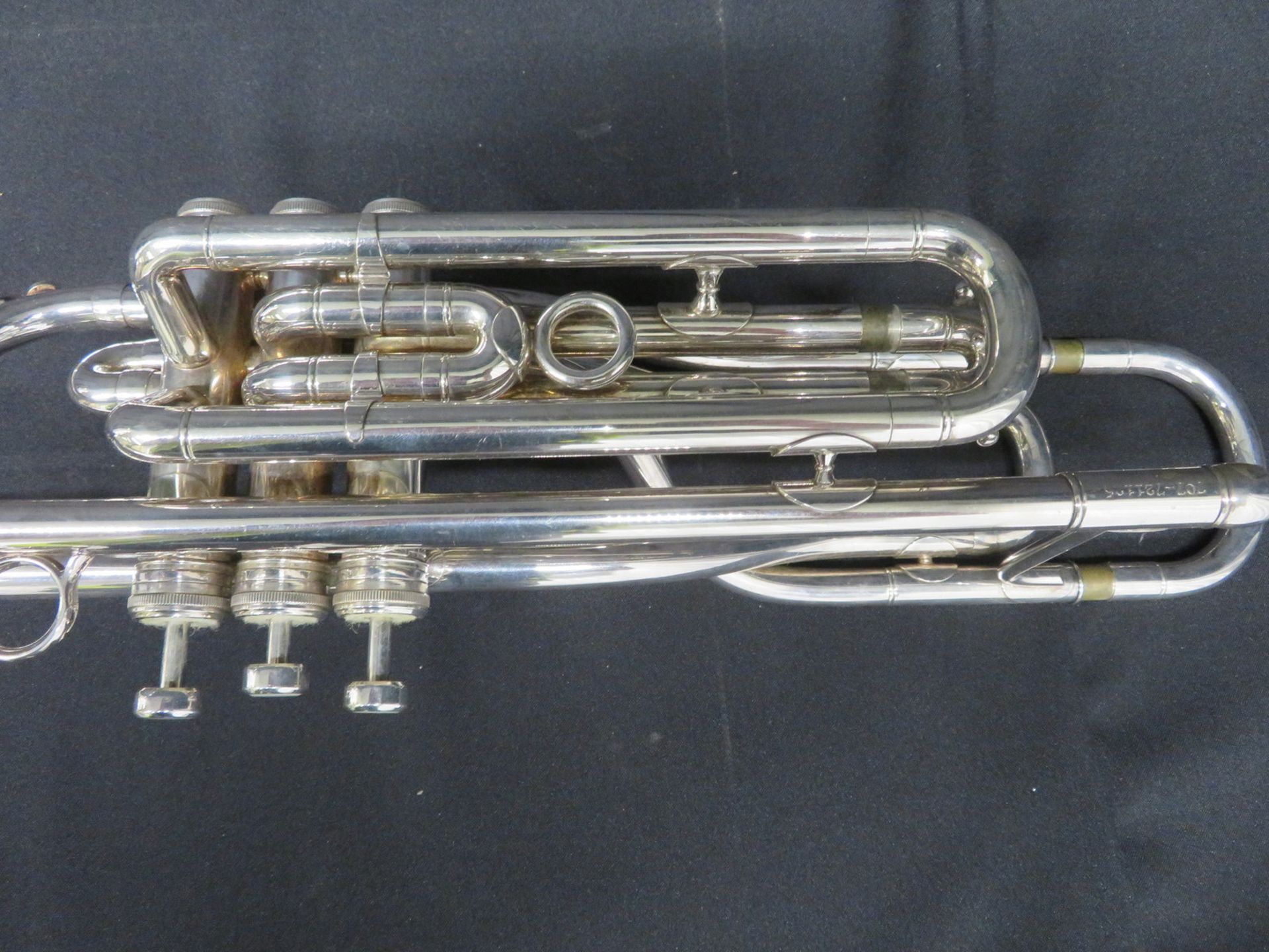 Boosey & Hawkes Besson 700 London tenor fanfare trumpet with case. Serial number: 707-721126. - Image 12 of 18