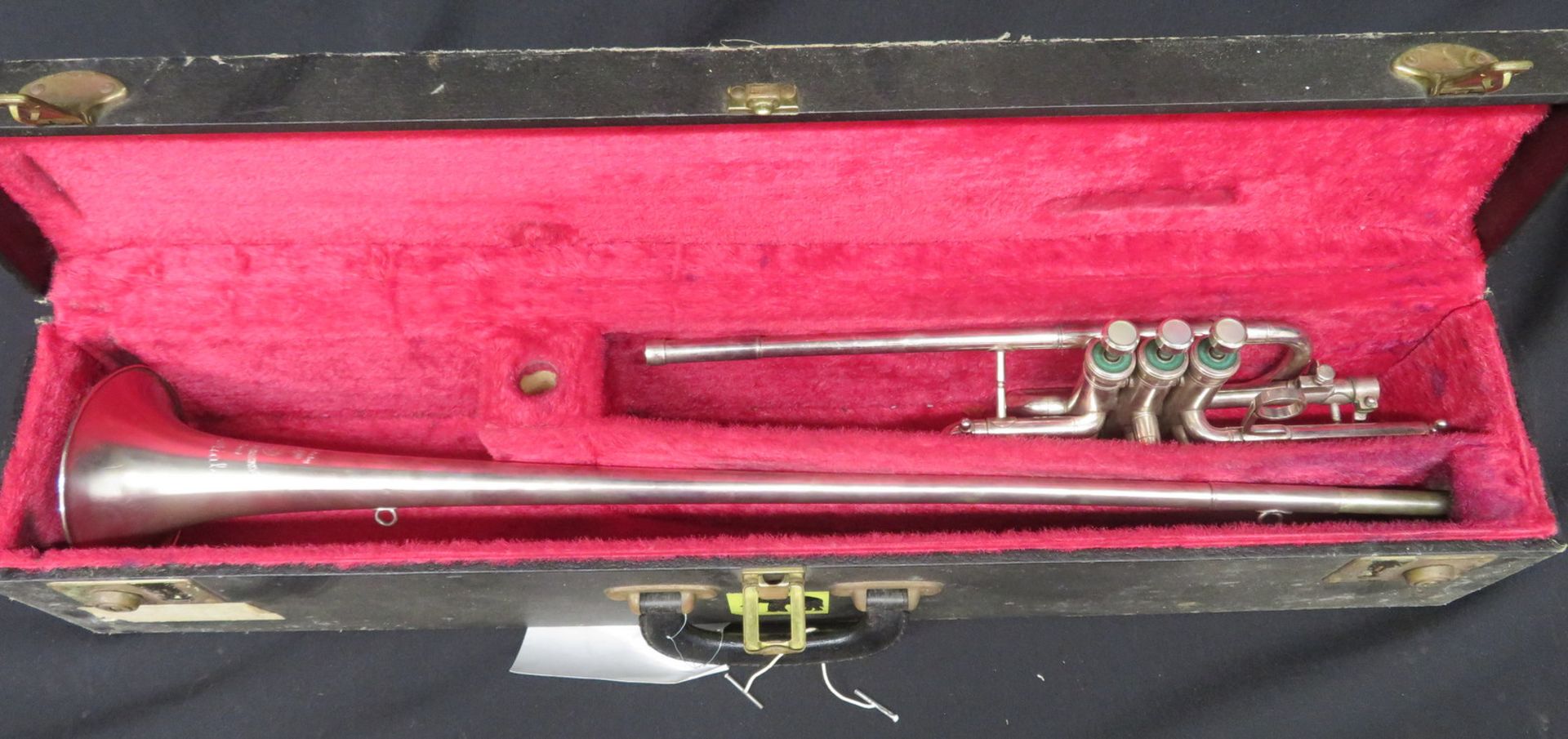 Boosey & Hawkes Imperial fanfare trumpet with case. Serial number: 514759. - Image 2 of 18