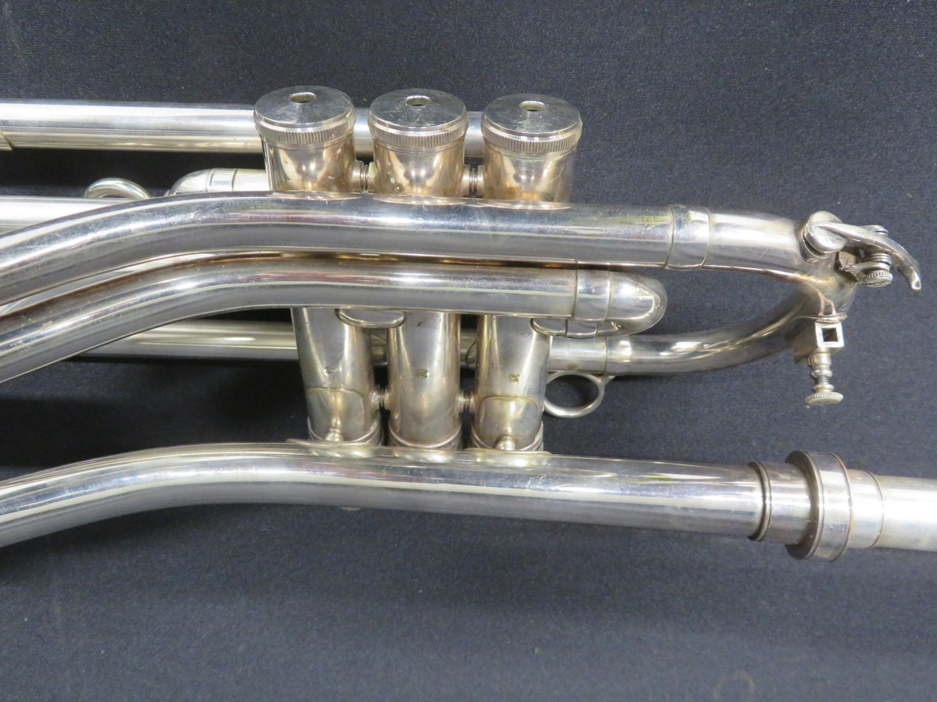 Boosey & Hawkes Imperial Besson bass fanfare trumpet with case. Serial number: 708-670089. - Image 10 of 18