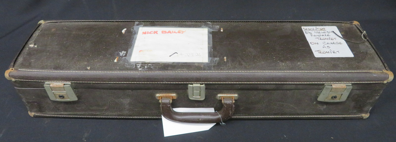 Boosey & Hawkes Imperial Besson fanfare trumpet with case. Serial number: 706-702334. - Image 15 of 16