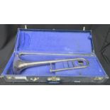 Boosey & Hawkes Sovereign trombone with case. Serial number: 655399.