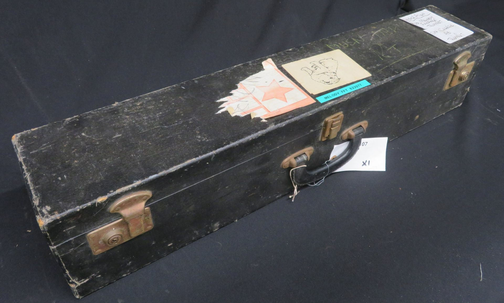 Boosey & Hawkes Imperial fanfare trumpet with case. Serial number: 622077. - Image 19 of 19