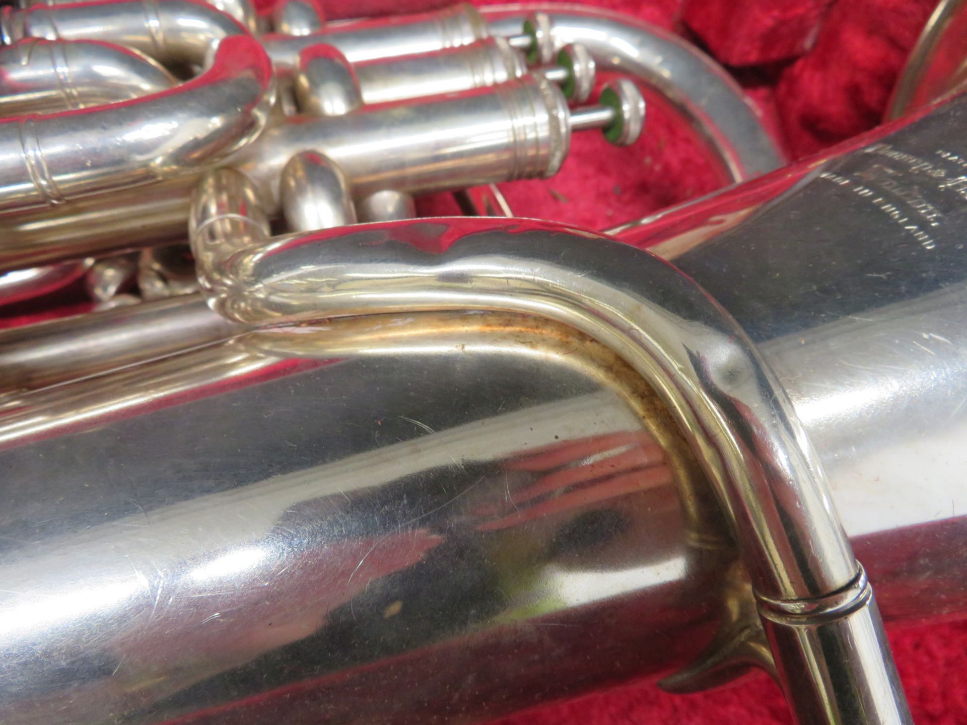 Boosey & Hawkes Imperial euphonium with case. Serial number:430642 - Image 6 of 17