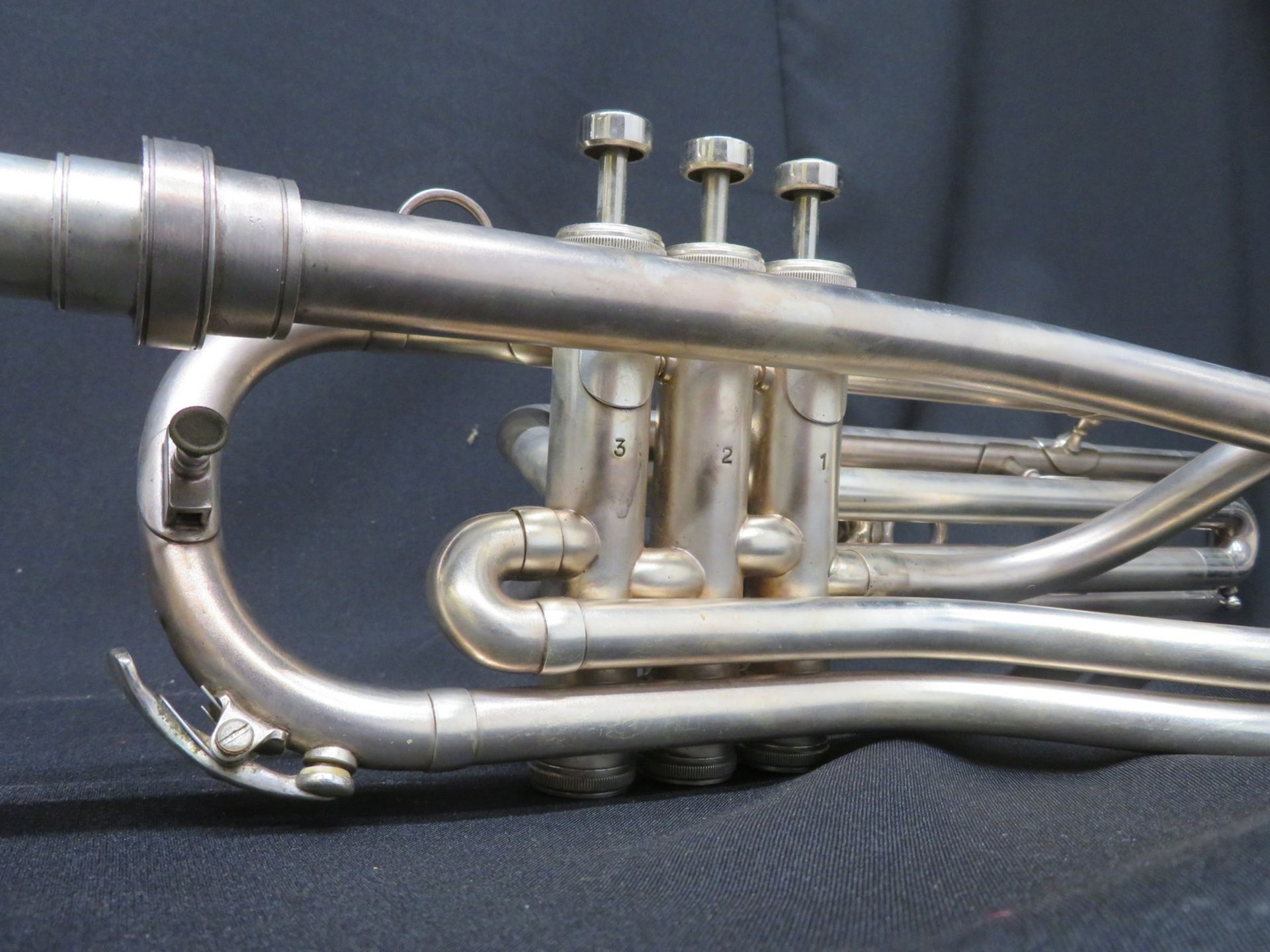 Boosey & Hawkes Imperial bass fanfare trumpet with case. Serial number: 632450. - Image 8 of 17