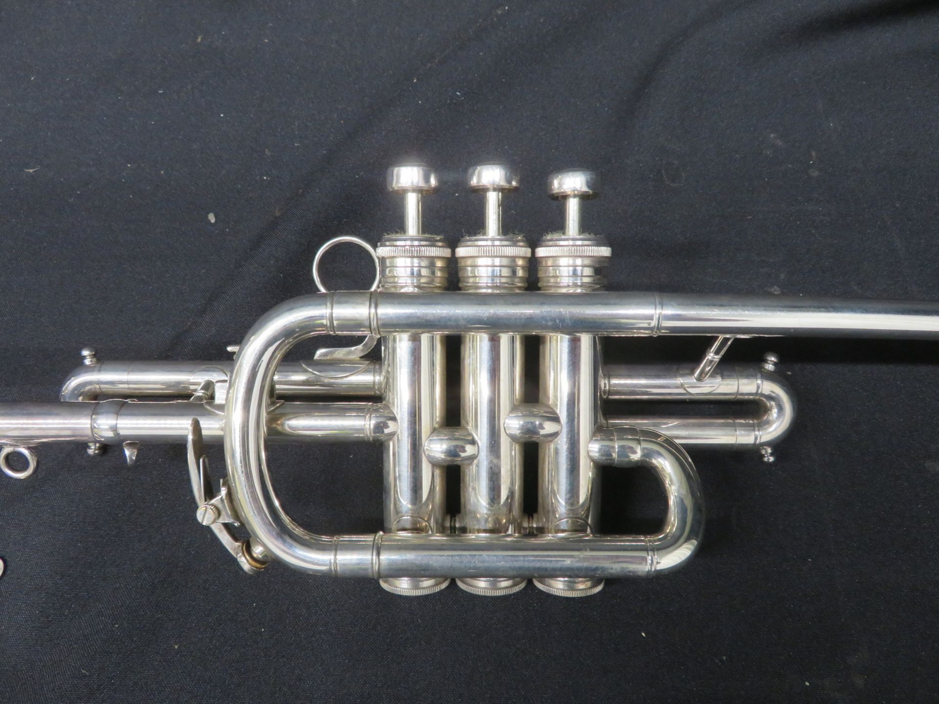 Boosey & Hawkes Imperial Besson fanfare trumpet with case. Serial number: 706-702334. - Image 4 of 16