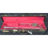 Boosey & Hawkes Imperial fanfare trumpet with case. Serial number: LP. 399555.