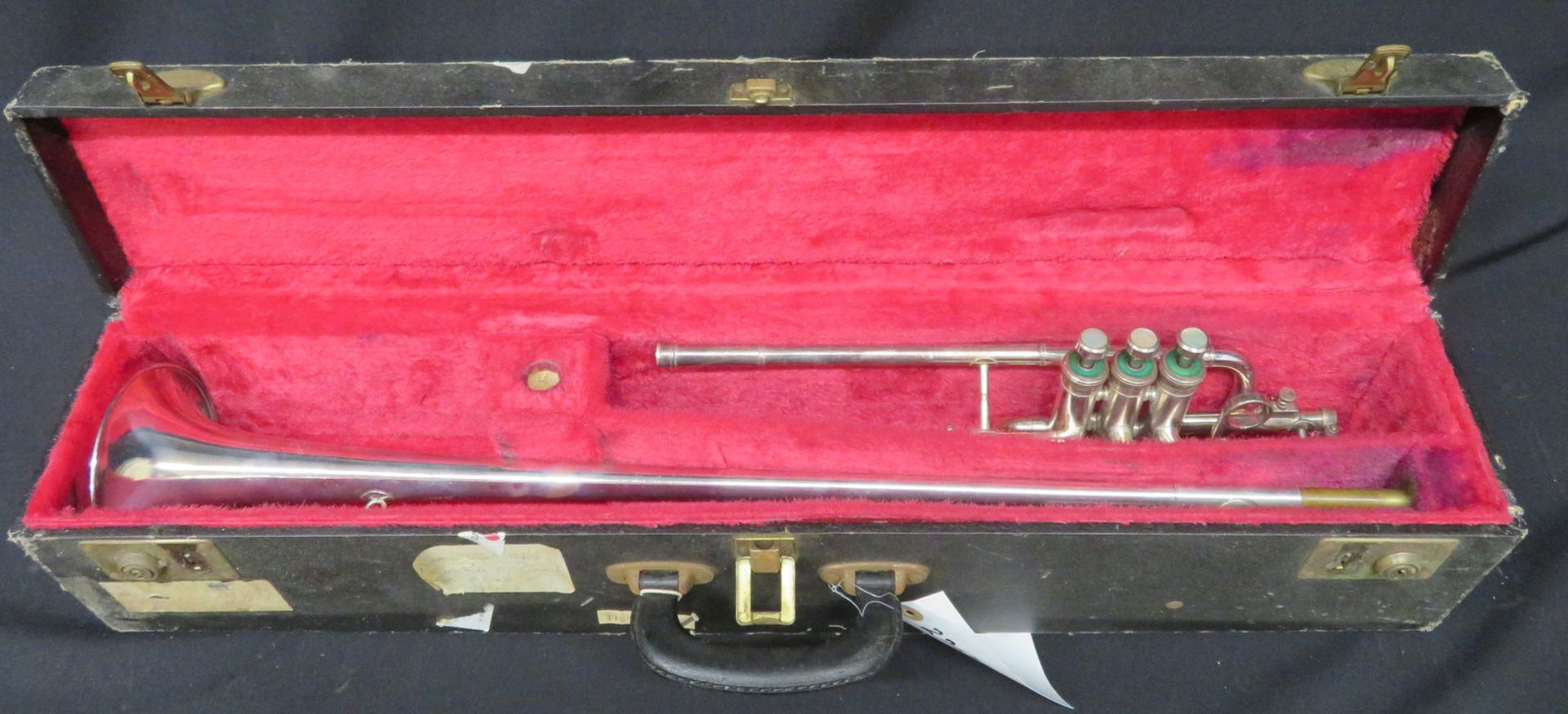 Boosey & Hawkes Imperial fanfare trumpet with case. Serial number: LP. 399555.