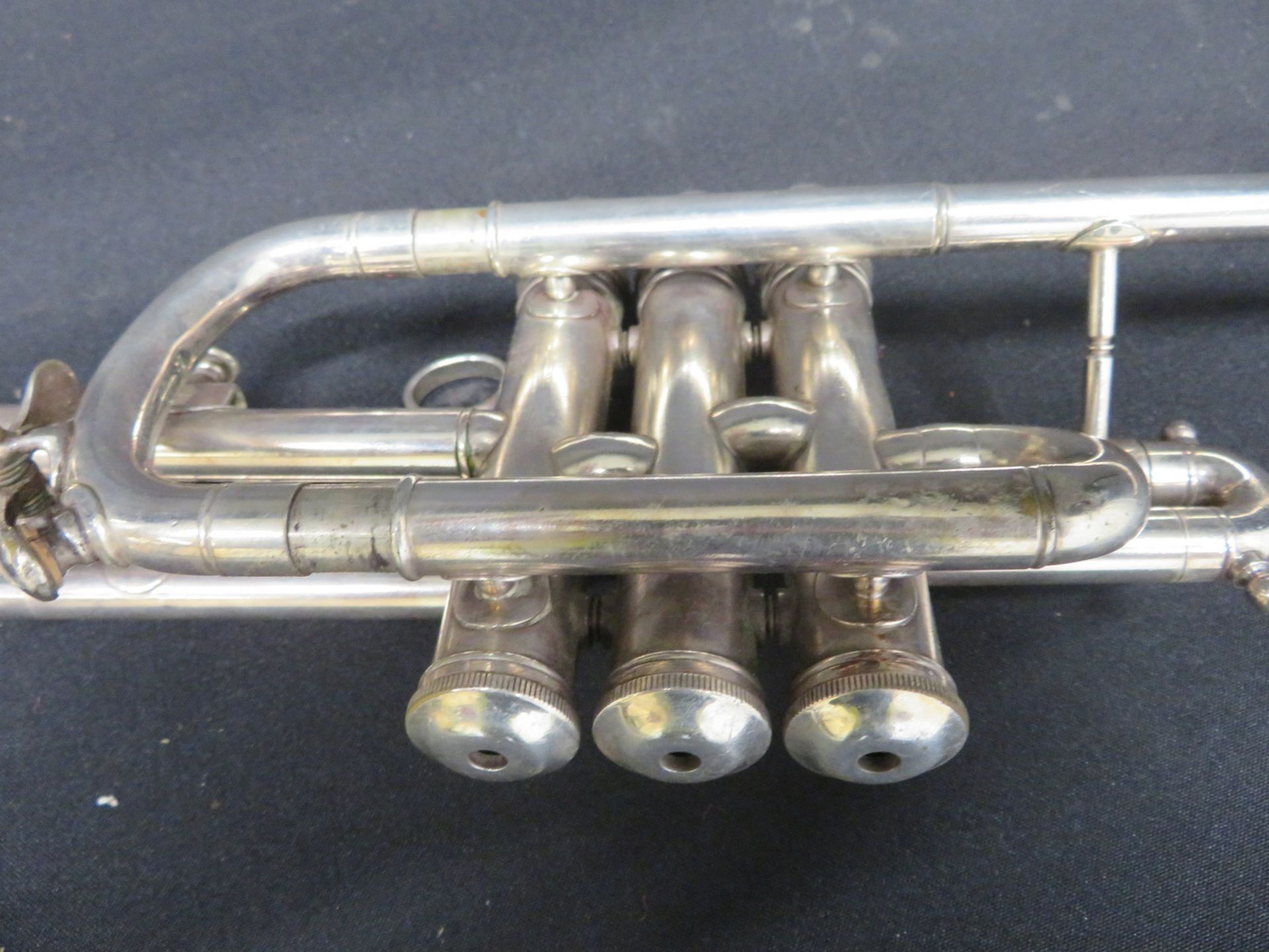 Boosey & Hawkes Imperial fanfare trumpet with case. Serial number: 514759. - Bild 14 aus 18