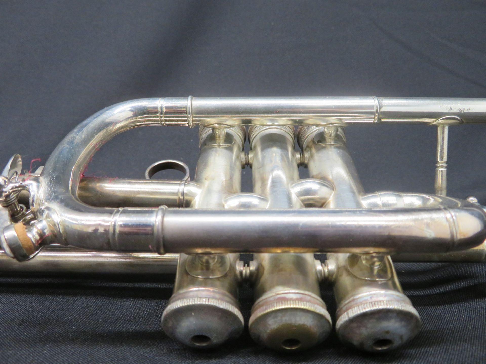 Boosey & Hawkes Imperial fanfare trumpet with case. Serial number: LP. 399555. - Image 7 of 19