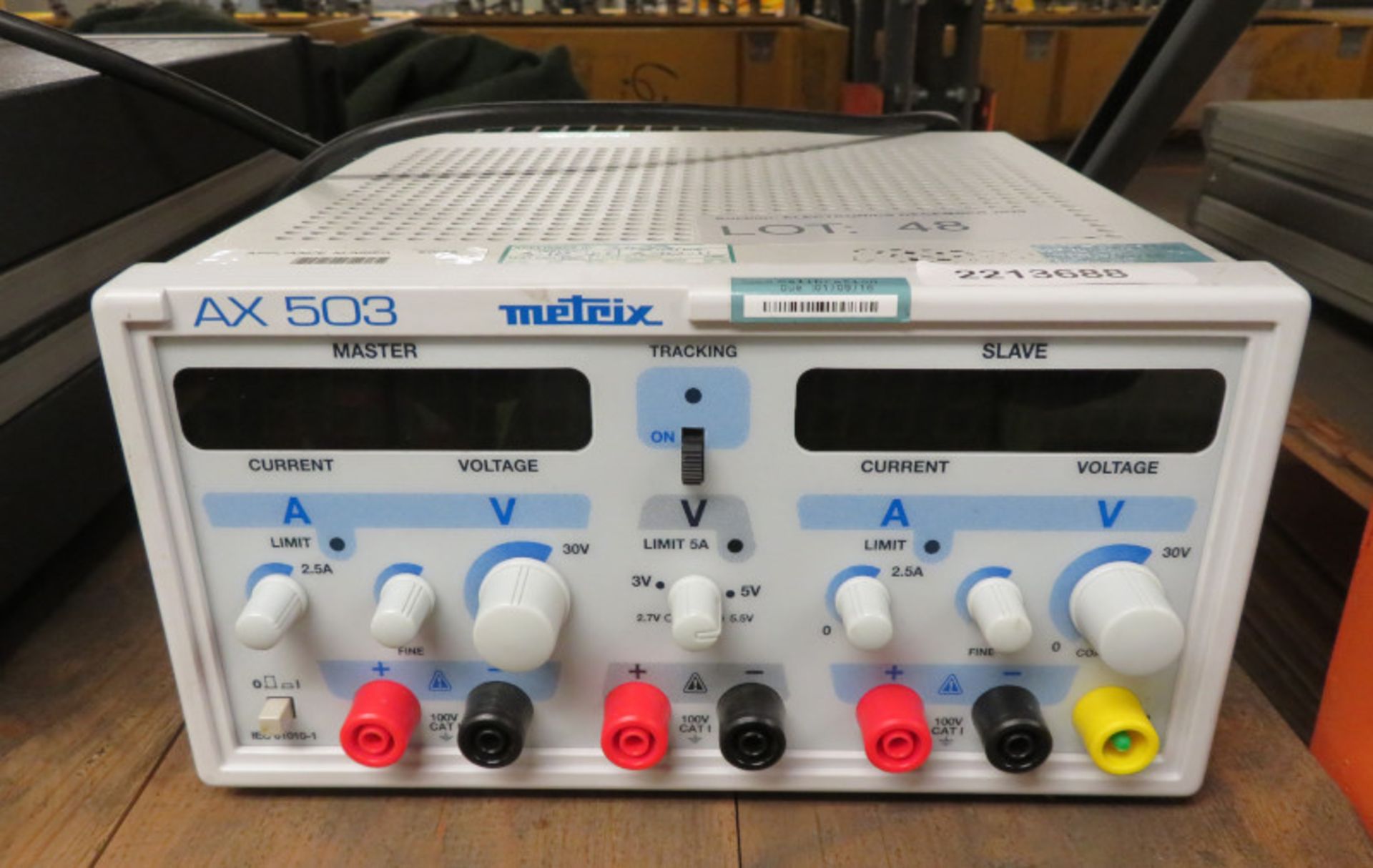 Metrix AX503 Digital Meter Bench Power Supply