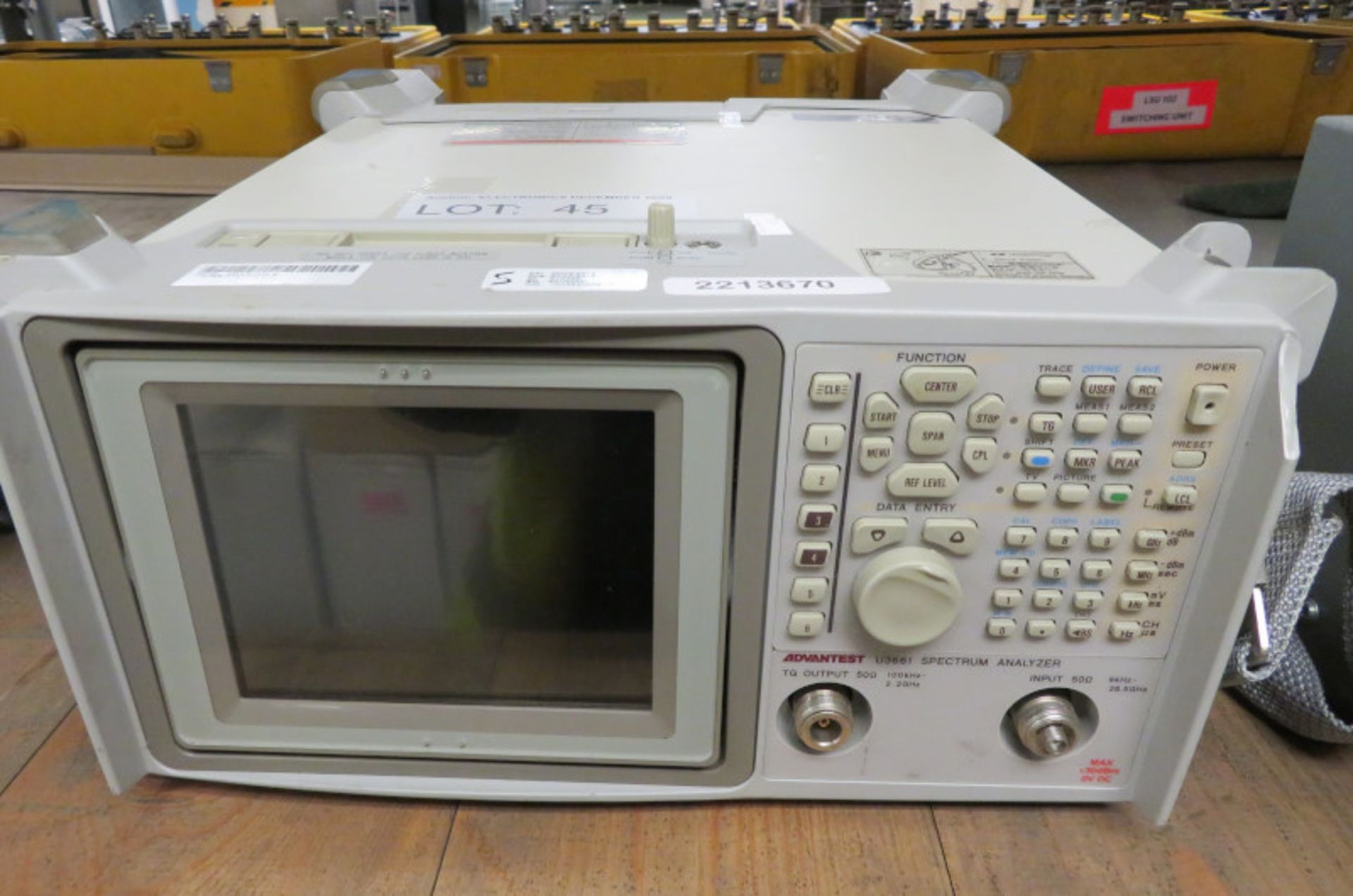 Advantest U3661 Spectrum Analyzer (No Power Cable)