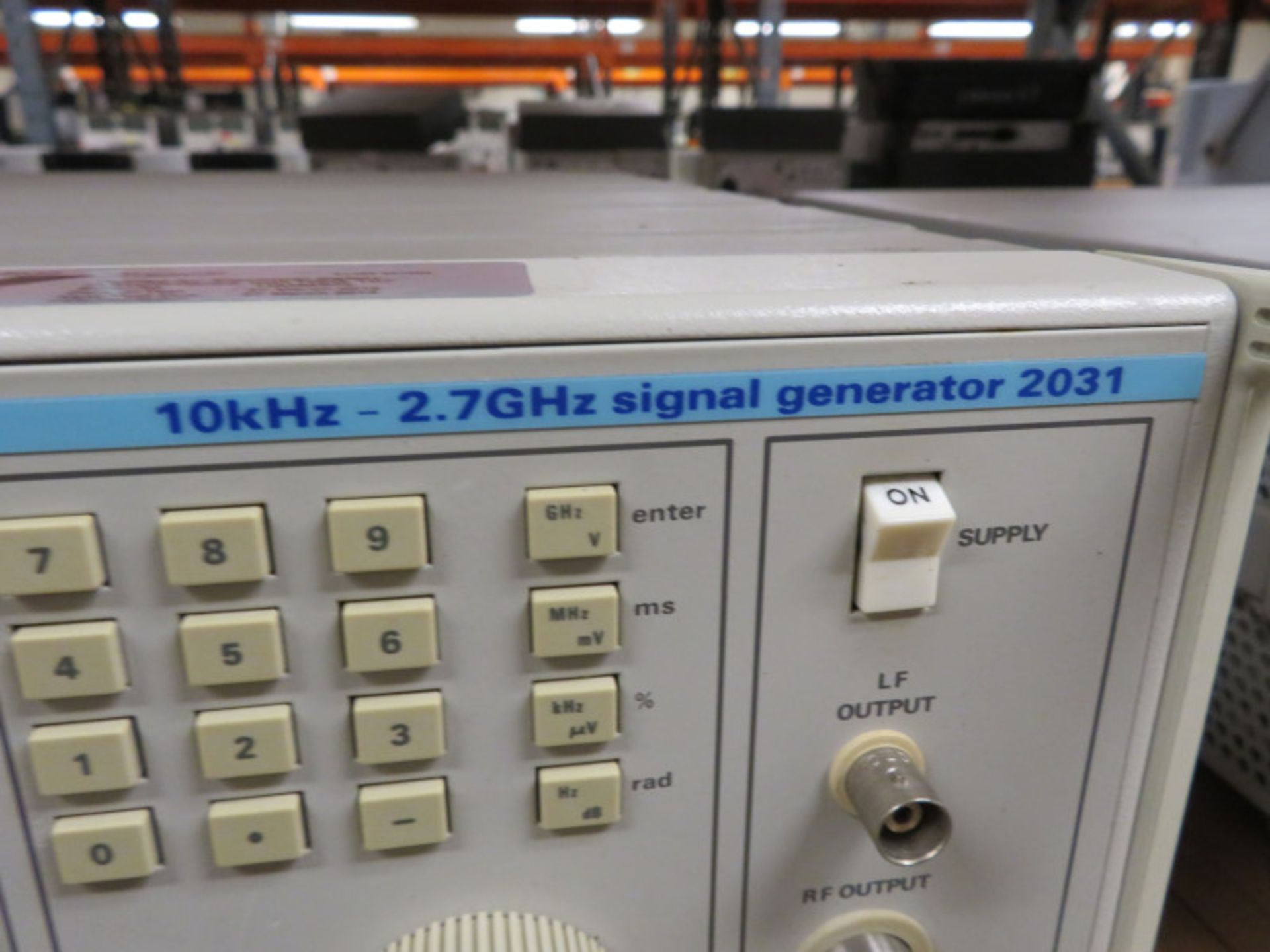 Marconi Instruments 2031 Signal Generator 10kHz - 2.7GHz (No Power Cable) - Image 2 of 3