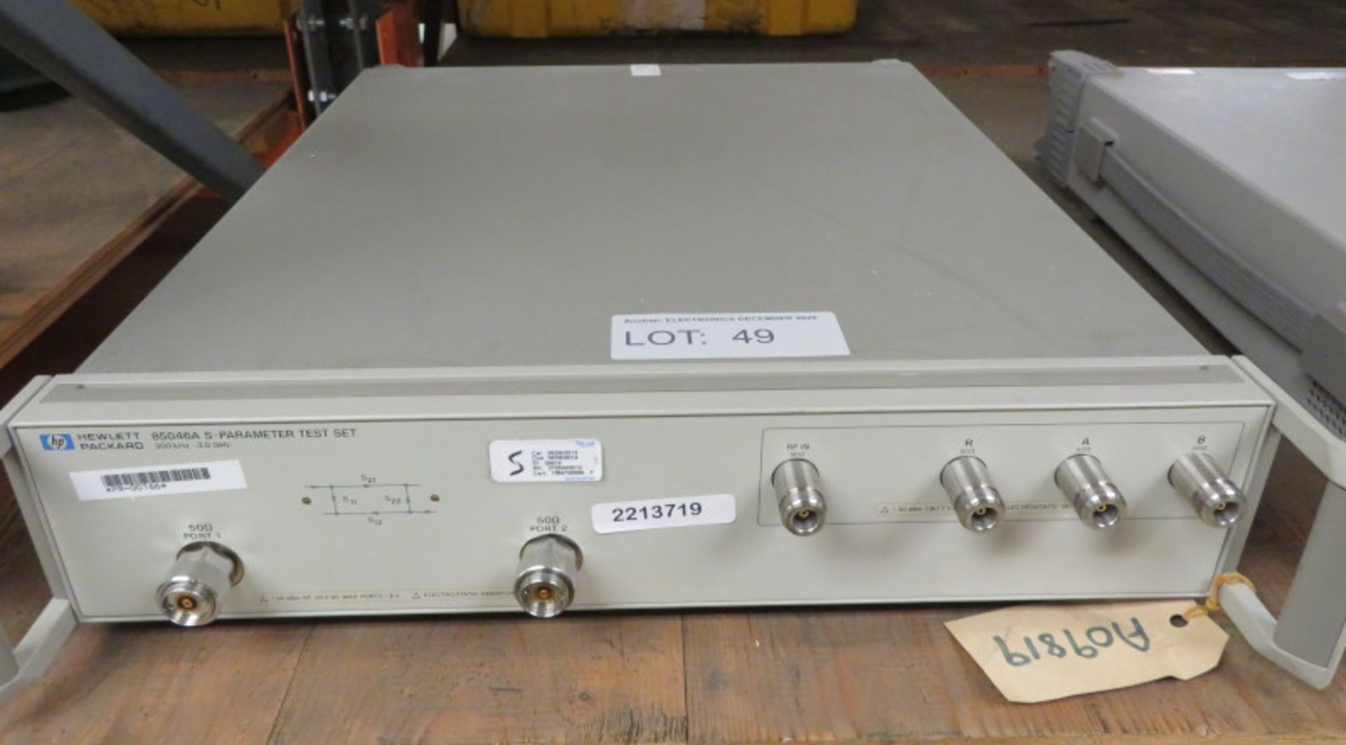 HP 85046A S-Parameter Test Set 300kHz - 3.0GHz (No Power Cable)