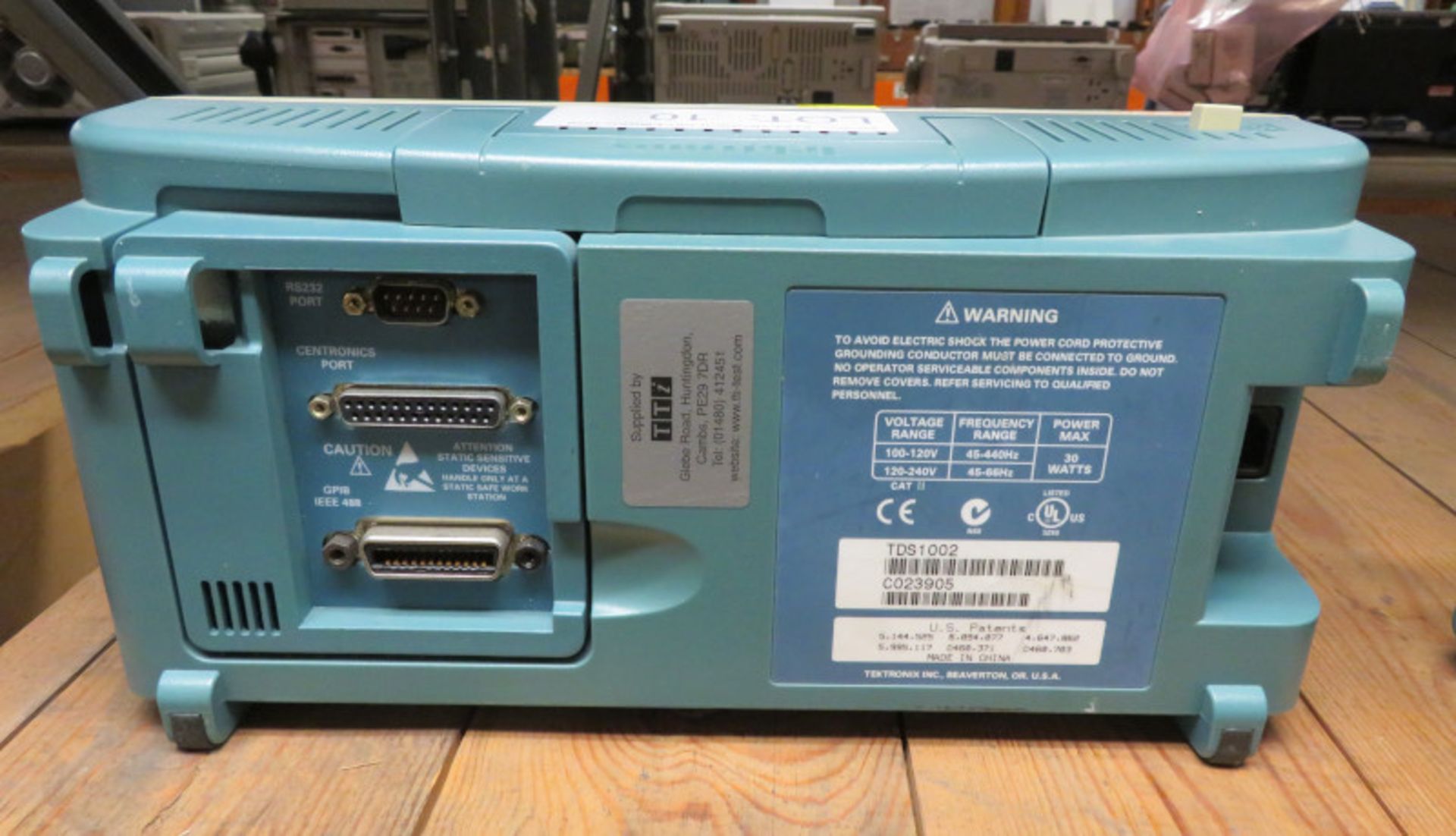 Tektronix TDS 1002 Two Channel Digital Storage Oscilloscope - 60MHz 1GS/s (No Power Cable) - Image 3 of 3