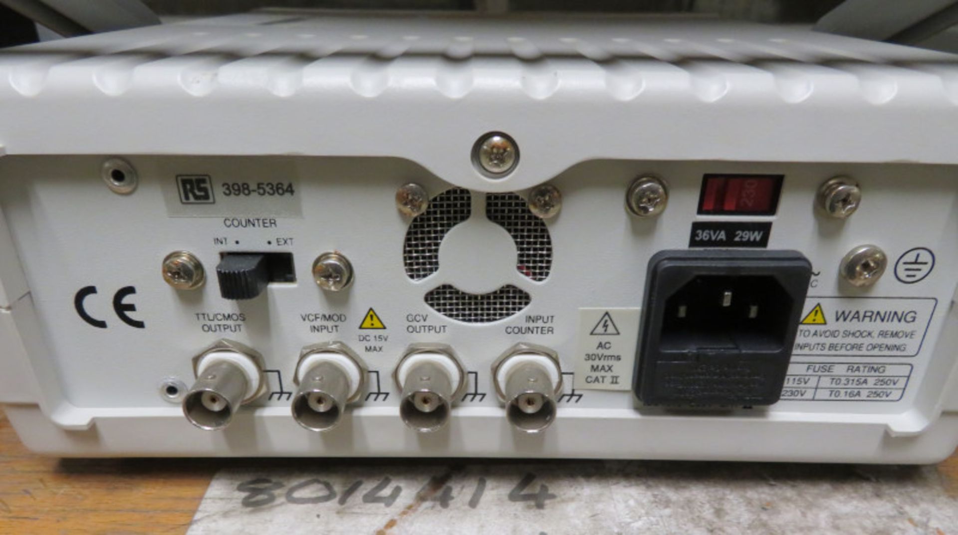 Iso-Tech GFG 8219A Function Generator (No Power Cable) - Image 3 of 3