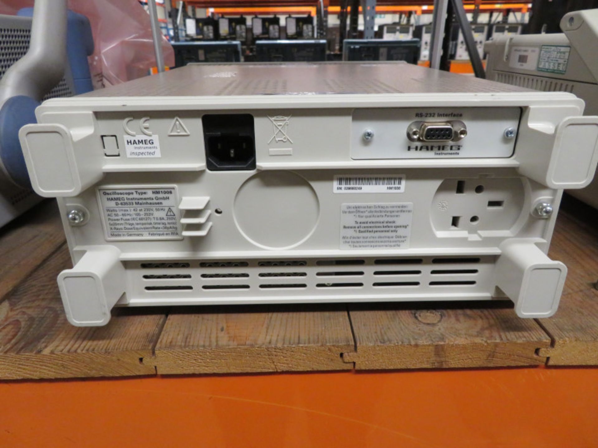 Hameg Instruments HM1008 Analog Digital Oscilloscope 1 GSa - 1MB 100MHz (No Power Cable) - Image 3 of 3