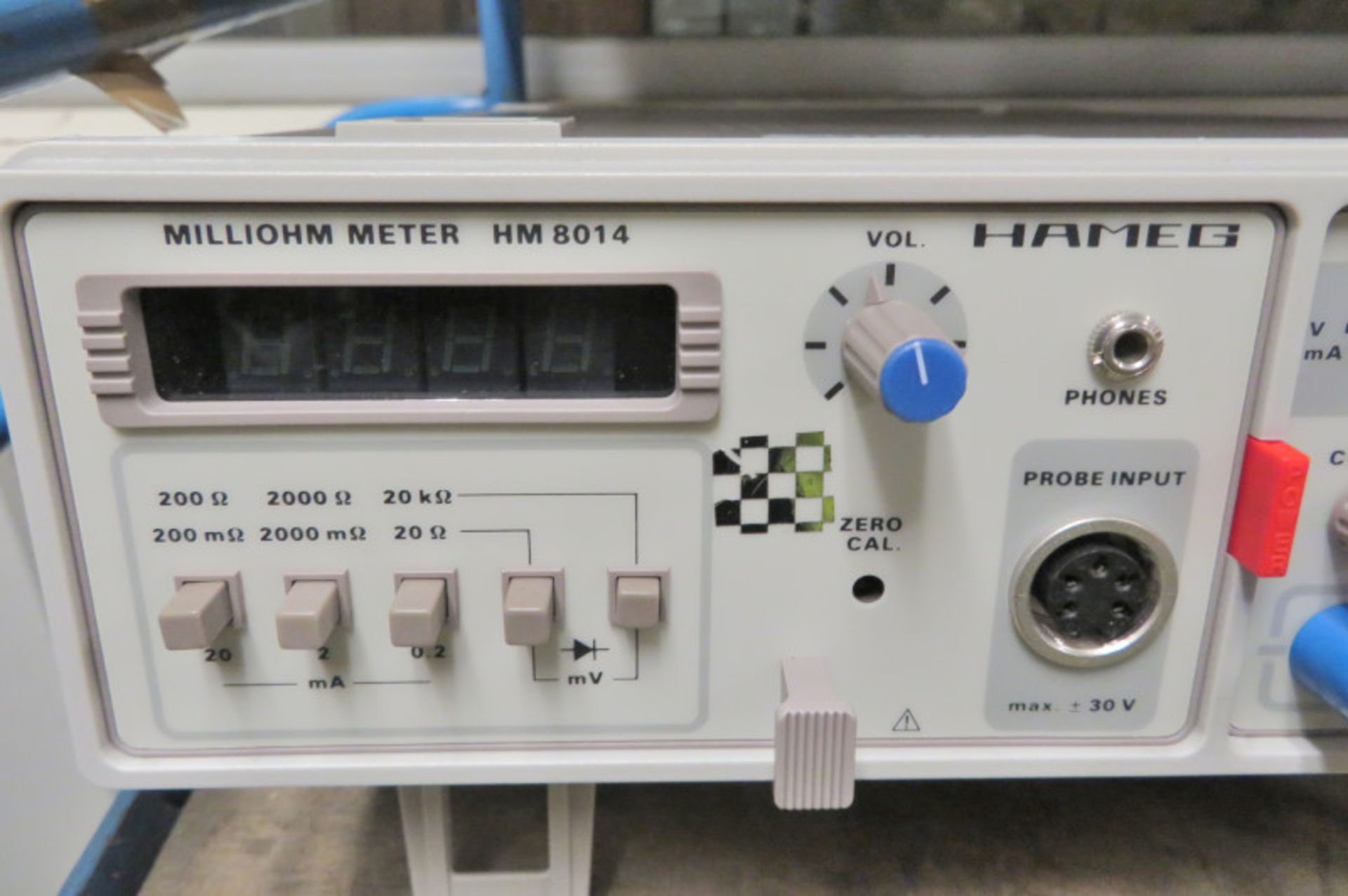 Hameg HM8014 Milliohm Meter & HM8040-2 Triple Power Supply (No Power Cable) - Image 2 of 4